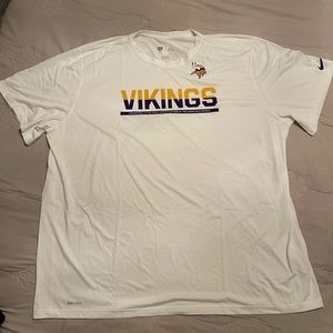 Minnesota Vikings Official Team Equipment Training Issue Nike Dri Fit Shirt 4XL